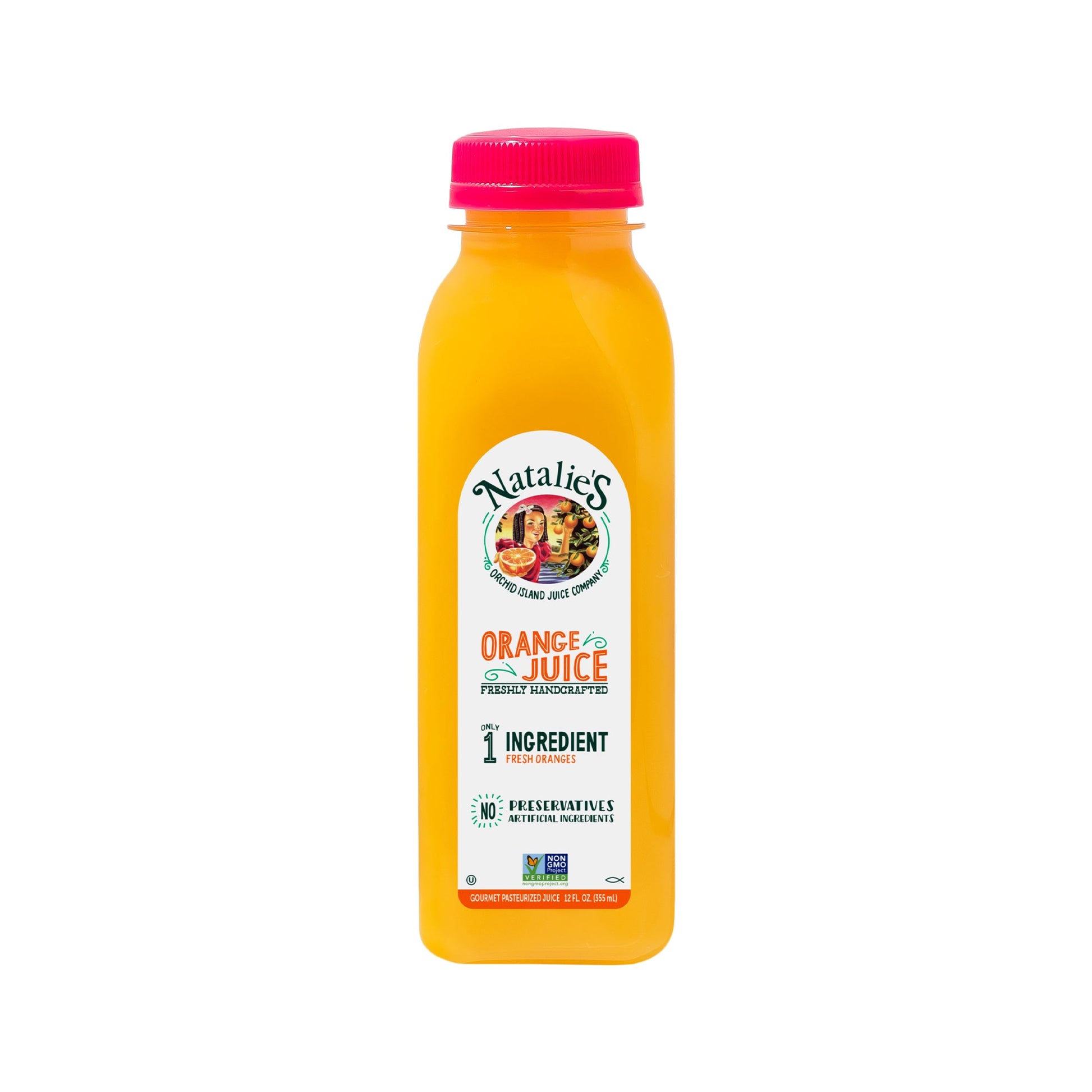 Wholesale Natalie's Orchid Island Juice Orange 12oz- Bulk