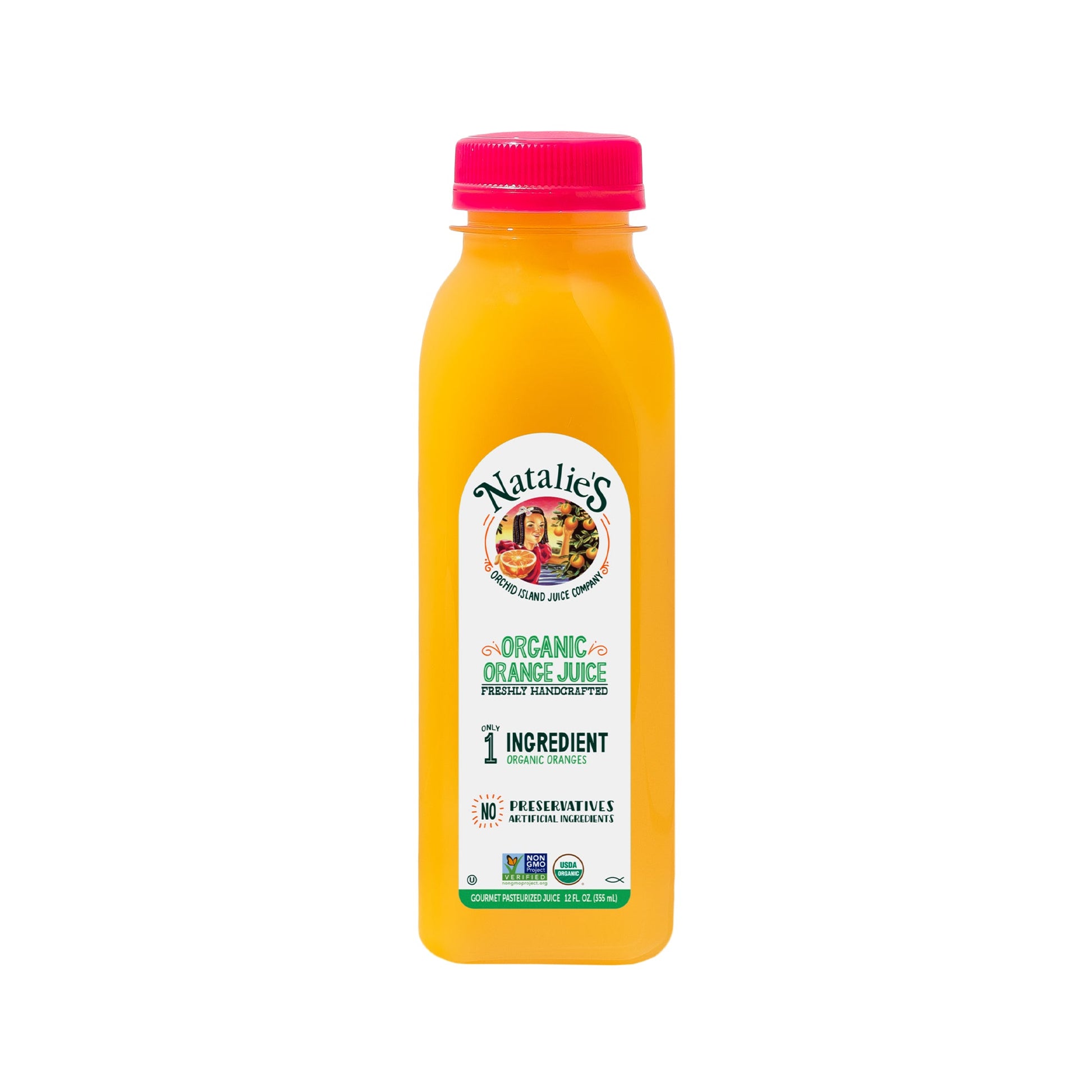 Wholesale Natalie's Orchid Island Juice Orange Org 12oz- Bulk