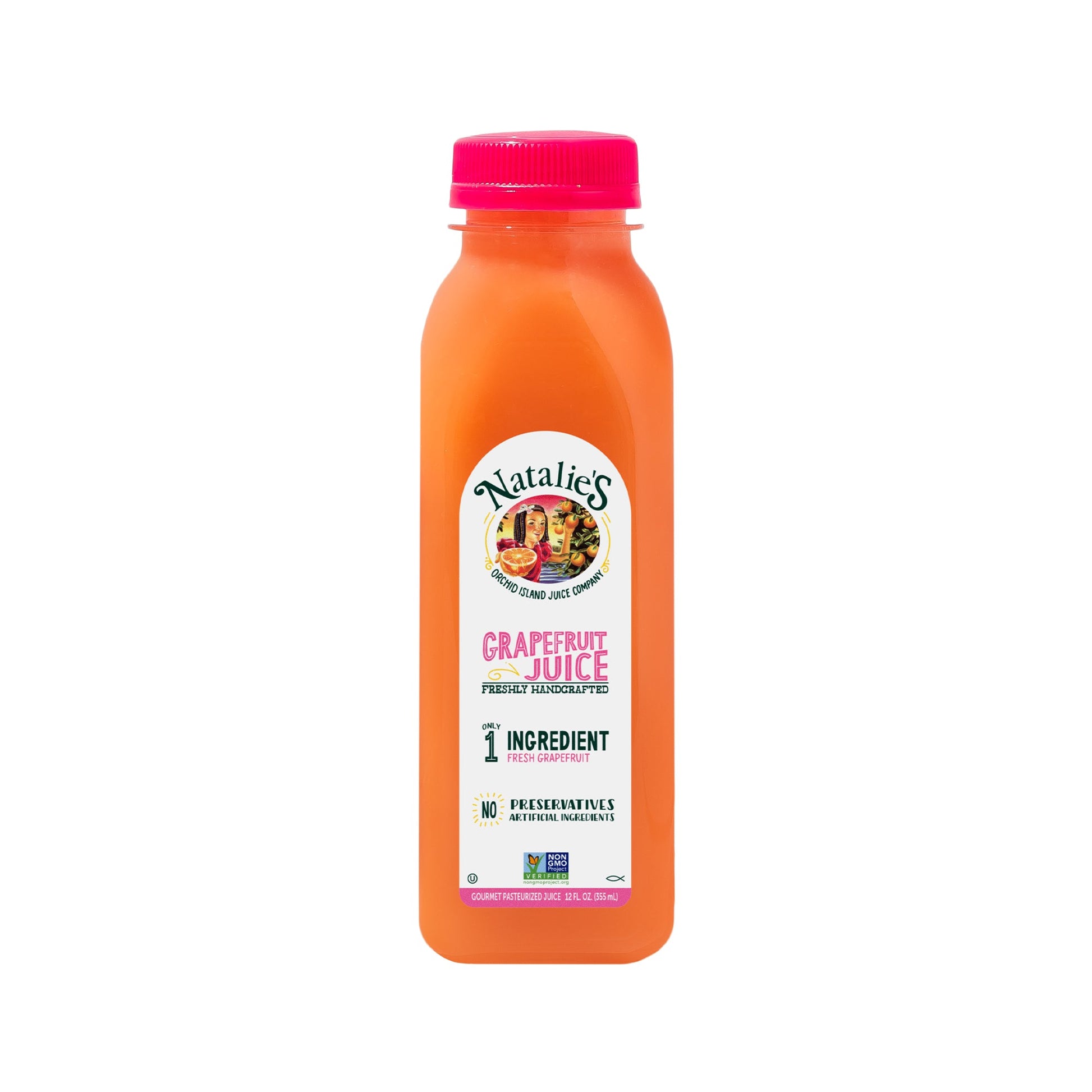 Wholesale Natalie's Orchid Island Juice Grapefruit 12oz- Bulk