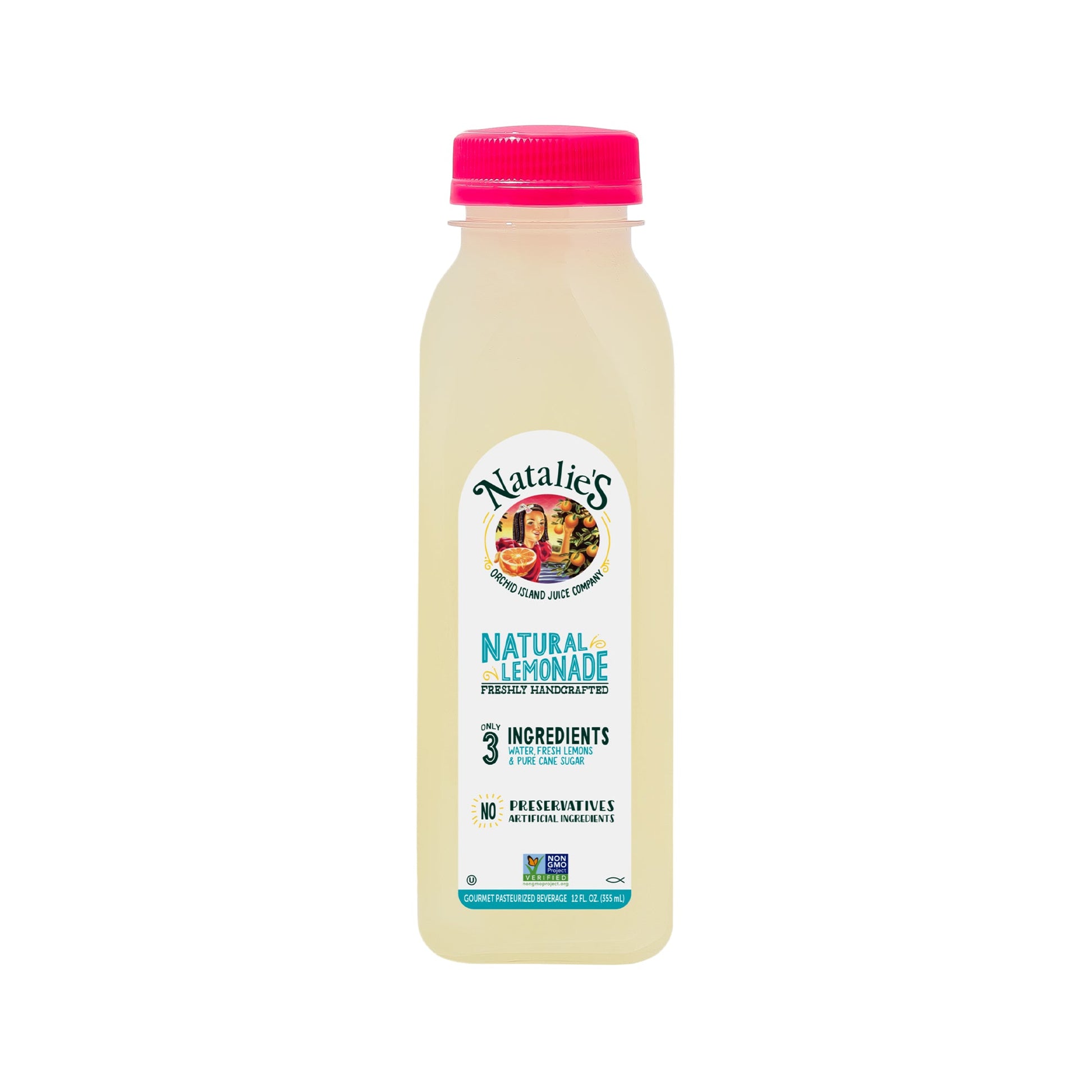 Wholesale Natalie's Orchid Island Lemonade Natural 12oz- Bulk