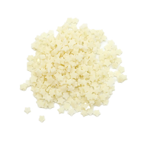 Wholesale Leman Sprinkle Stars White Choc 1kg- Bulk