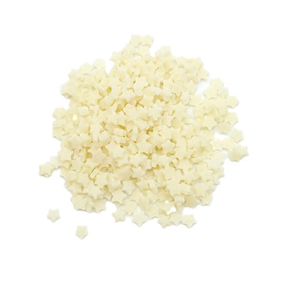 Wholesale Leman Sprinkle Stars White Choc 1kg- Bulk