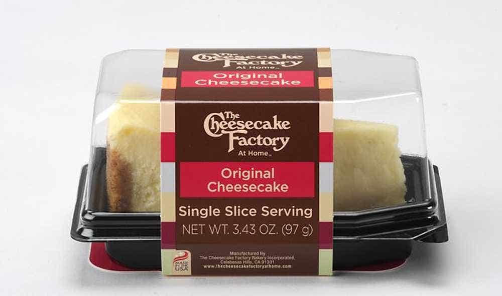 Wholesale Cheesecake Factory Original Cheesecake Single Slice 3.43 Oz- Bulk