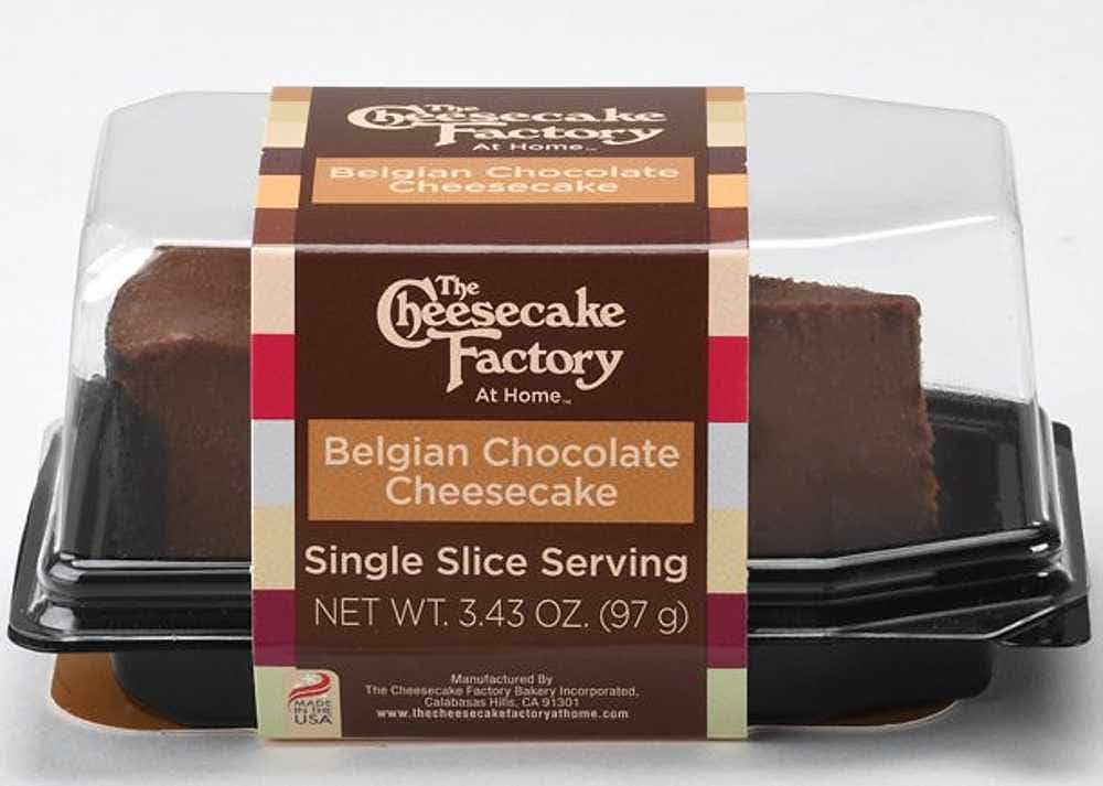 Wholesale Cheesecake Factory Belgian Chocolate Cheesecake Slice 3.43 Oz- Bulk