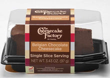 Wholesale Cheesecake Factory Belgian Chocolate Cheesecake Slice 3.43 Oz- Bulk