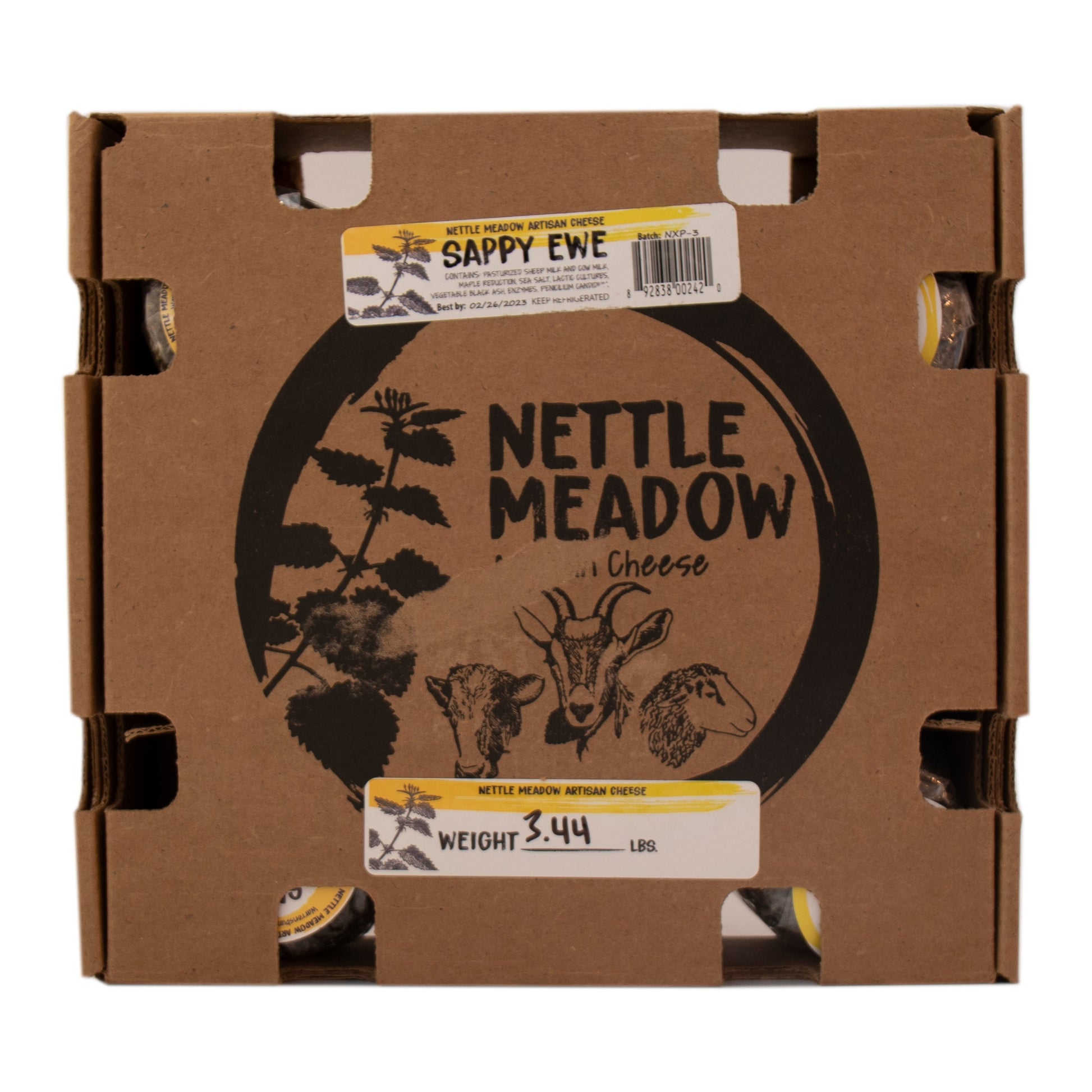 Wholesale Nettle Meadow Sappy Ewe Cheese 6oz- Bulk