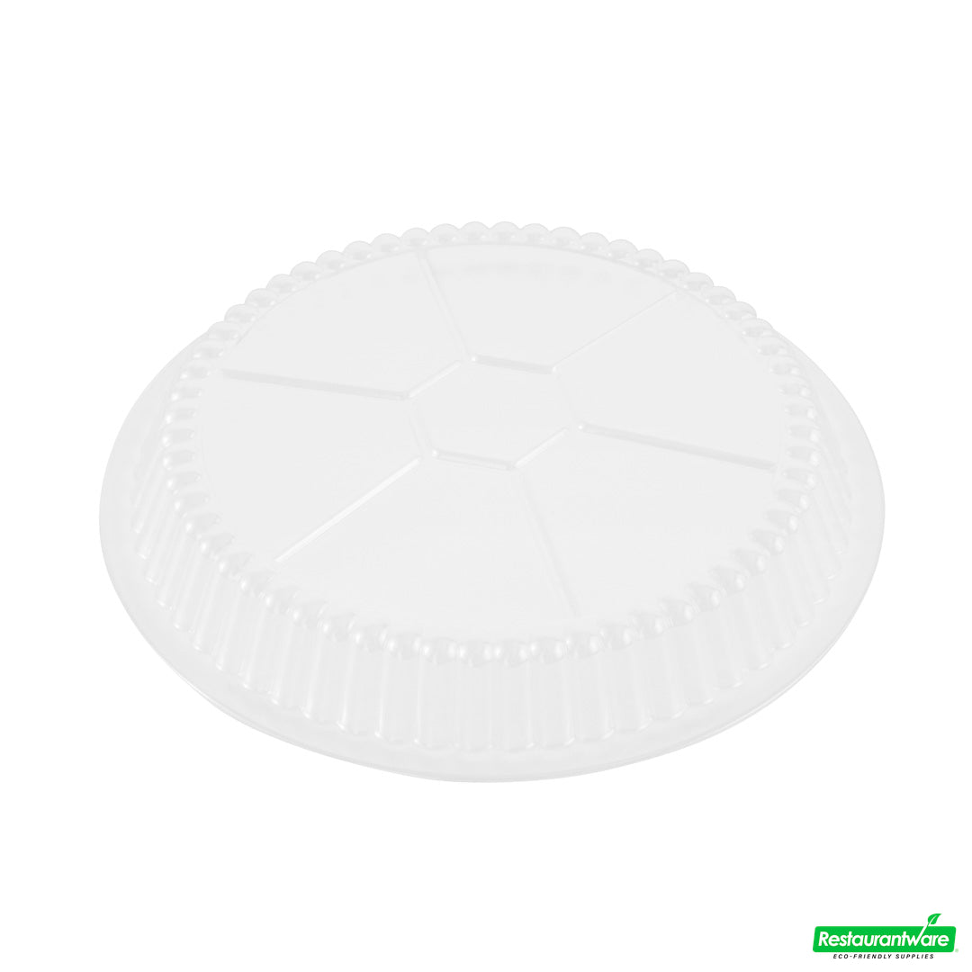Wholesale Restaurantware Foil Lux Round Clear Plastic Dome Lid - Fits 7" Take Out Pan- Bulk