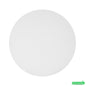 Wholesale Restaurantware Foil Lux Round White Paper Flat Foil-Laminated Board Lid - Fits 8" Take Out Pan- Bulk