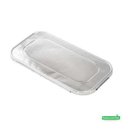 Wholesale Restaurantware Foil Lux Aluminum Steam Table Pan Lid - Fits 1/3 Size / Loaf- Bulk