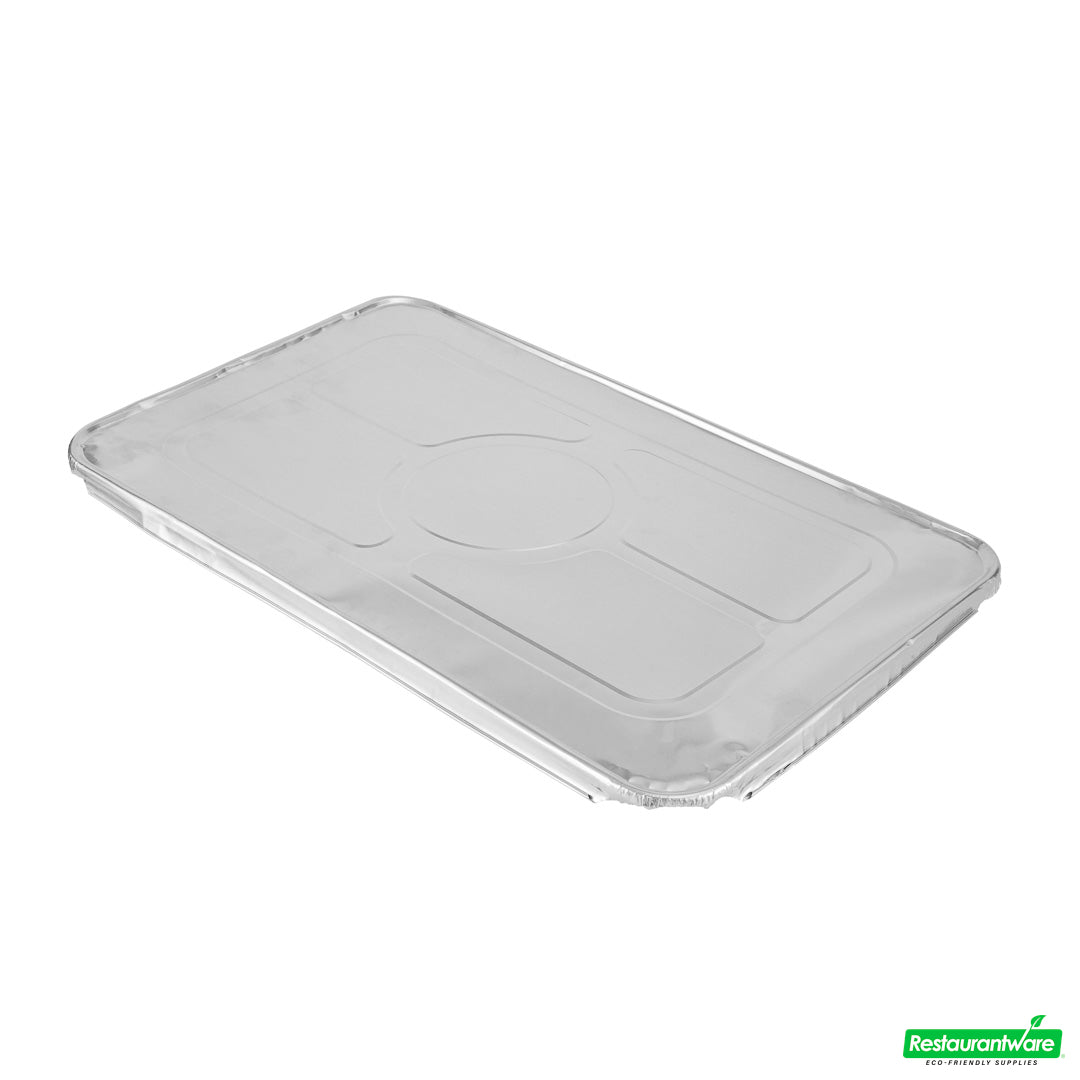 Wholesale Restaurantware Aluminum Steam Table Pan Lid - Fits Full Size - 21.1" X 13.5" X 0.5"- Bulk