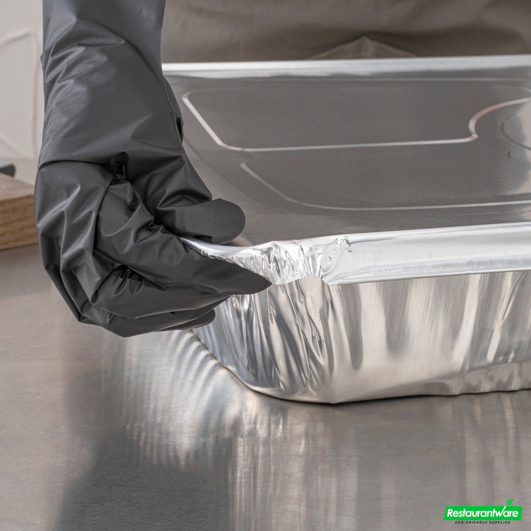 Wholesale Restaurantware Aluminum Steam Table Pan Lid - Fits Full Size - 21.1" X 13.5" X 0.5"- Bulk