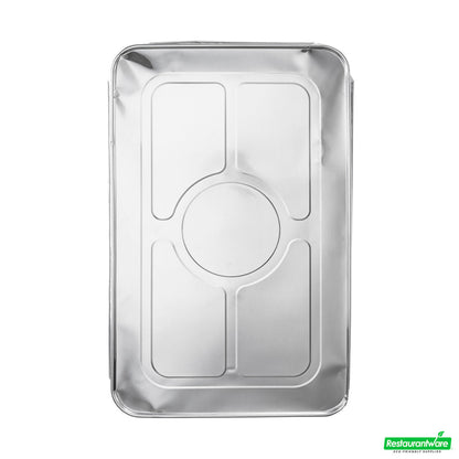 Wholesale Restaurantware Aluminum Steam Table Pan Lid - Fits Full Size - 21.1" X 13.5" X 0.5"- Bulk