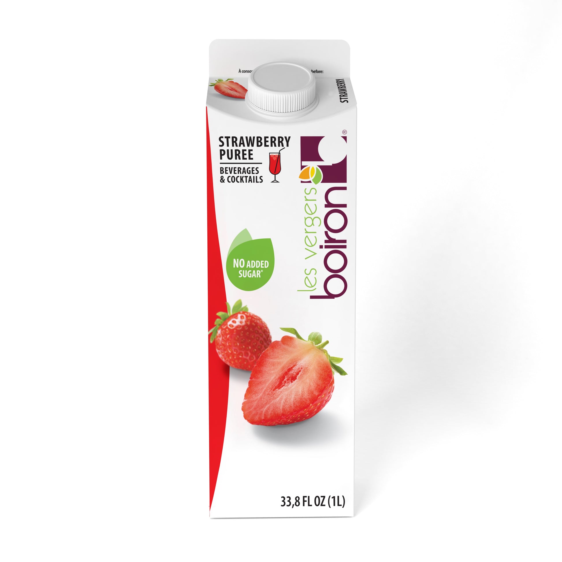 Wholesale Boiron Shelf Stable Strawberry Puree 1kg- Bulk