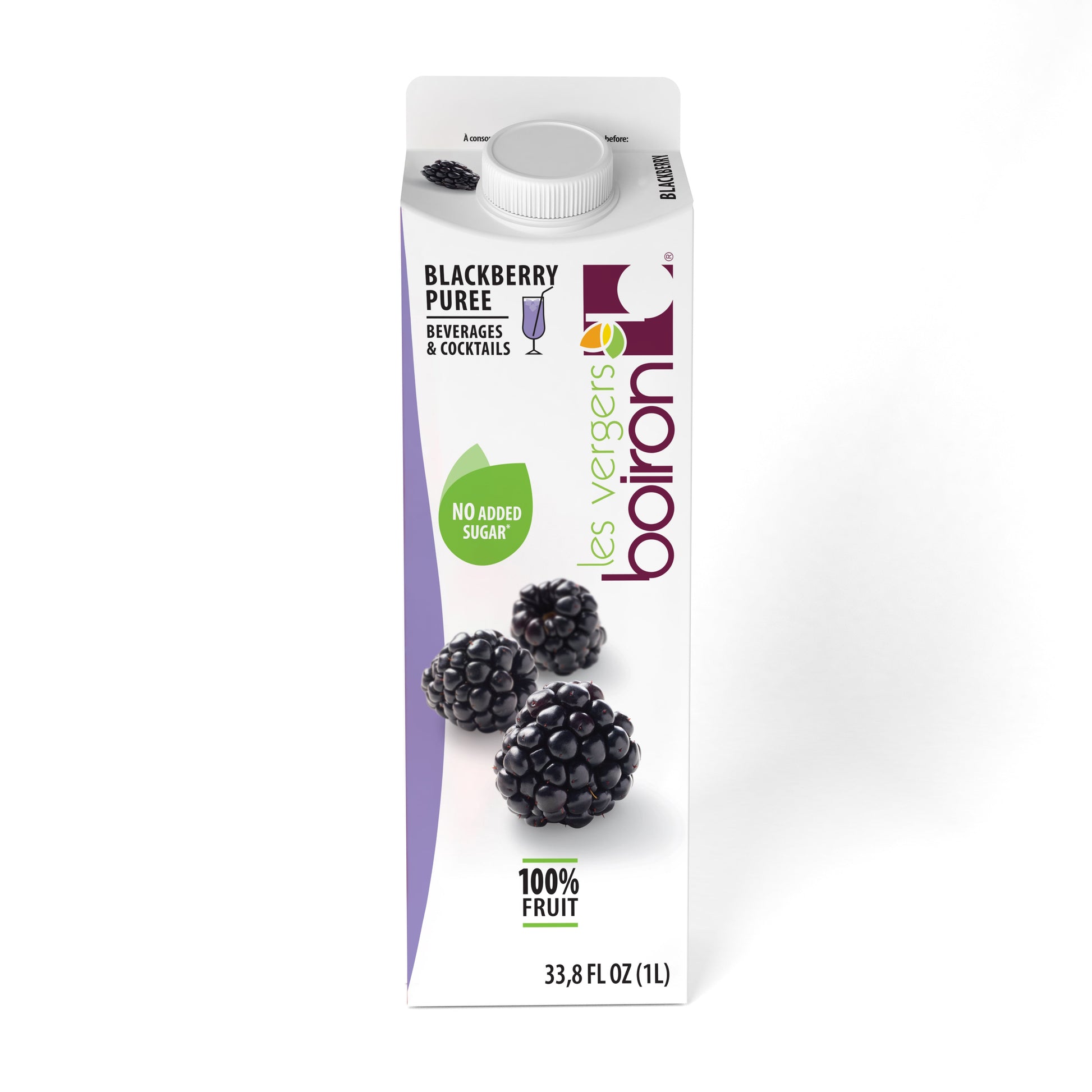 Wholesale Boiron Shelf Stable Blackberry Puree 1kg- Bulk