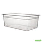 Wholesale Restaurantware Met Lux Rectangle Clear Plastic Full Size Cold Food Storage Container - 8 Depth- Bulk