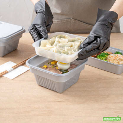 Wholesale Restaurantware Futura 14 oz Clear Plastic Insert Tray - Fits 34 oz Bowl, Microwavable- Bulk
