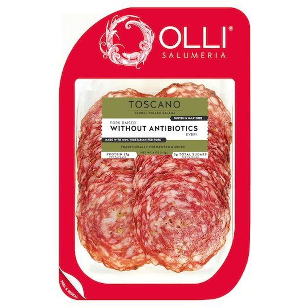 Wholesale Olli Pre-Sliced Toscano Salame- Bulk