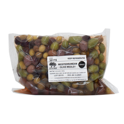 Wholesale Divina Mediterranean Olive Medley 2.2lb- Bulk
