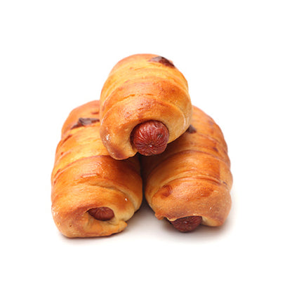 Wholesale Les Chateaux Wagyu Beef Franks in a Blanket- Bulk