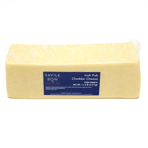 Wholesale Muttenberg Irish Pub Cheddar Cheese 5lb- Bulk