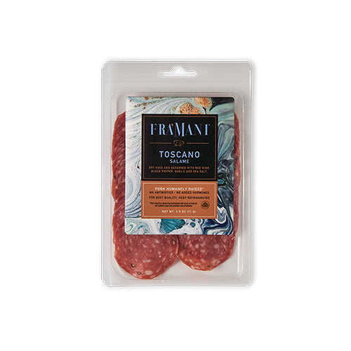 Wholesale Fra'Mani Toscano Salame Sliced 2.5oz- Bulk
