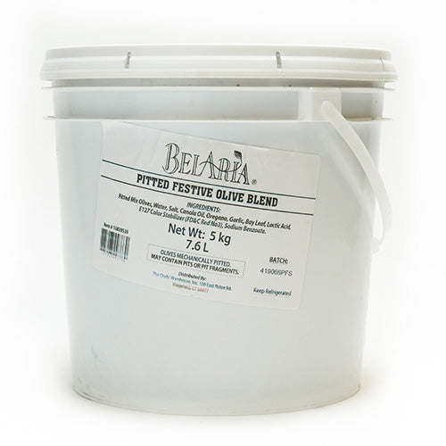 Wholesale BoxNCase Pitted Festive Olive Blend 5kg- Bulk