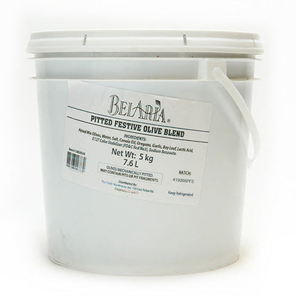 Wholesale BoxNCase Pitted Festive Olive Blend 5kg- Bulk