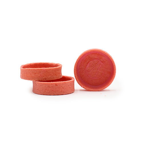 Wholesale La Rose Noire Hand Made Tart Shell - Strawberry - Medium Round- Bulk