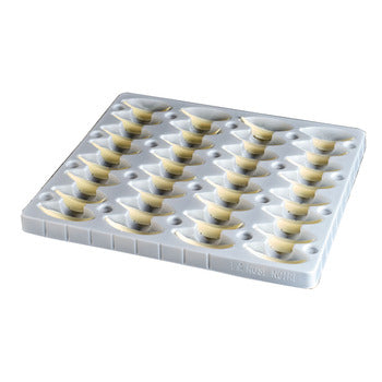 Wholesale La Rose Noire Medium White Chocolate Feathers 2.52"- Bulk