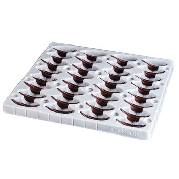 Wholesale La Rose Noire Dark Chocolate Feathers - Medium- Bulk