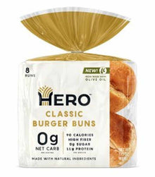Wholesale Hero Bread Hamburger Bun 17.5 Oz- Bulk