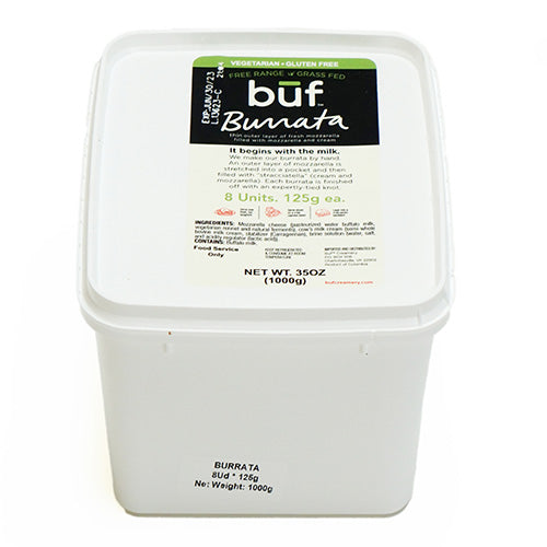 Wholesale Buf Creamery Burrata 2.2lb- Bulk