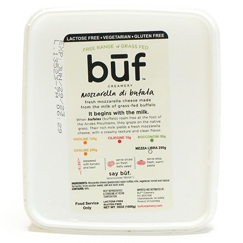 Wholesale Buf Creamery Ovoline Buffalo Mozzarella 2.2lb- Bulk