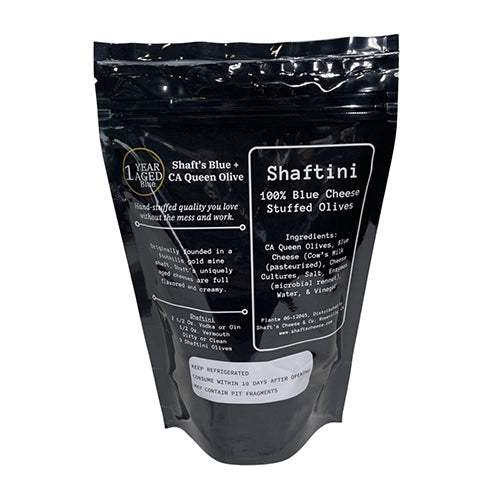 Wholesale Shaft Cheese Shaftini Blue Cheese Stuffed Olives- Bulk