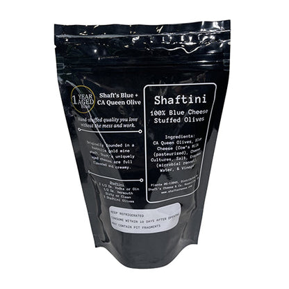 Wholesale Shaft Cheese Shaftini Blue Cheese Stuffed Olives- Bulk