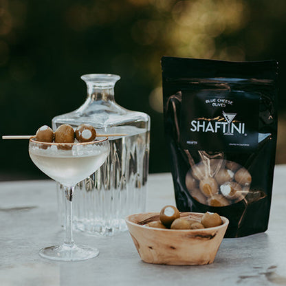 Wholesale Shaft Cheese Shaftini Blue Cheese Stuffed Olives- Bulk