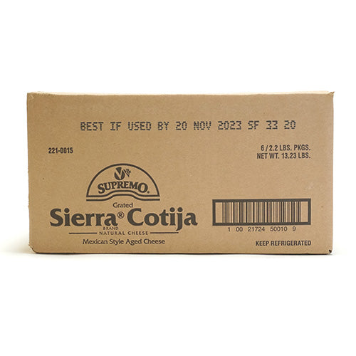 Wholesale VV Supremo Ground Cotija Cheese 2.2lb- Bulk