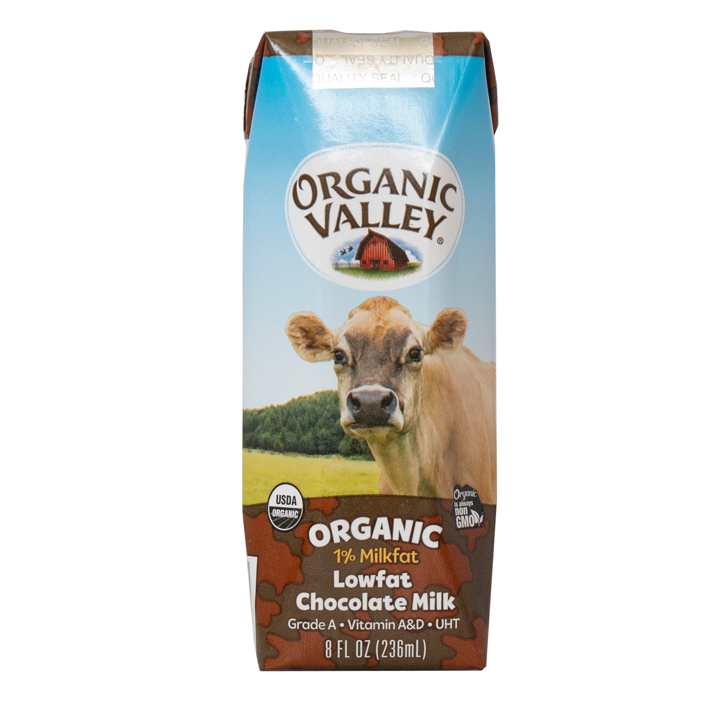 Wholesale Organic Valley 1% Chocolate Milk 8oz- Bulk