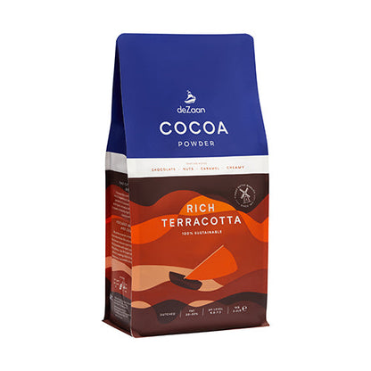 Wholesale Dezaan Rich Terracotta 21% Dutched Cocoa Powder 1kg- Bulk