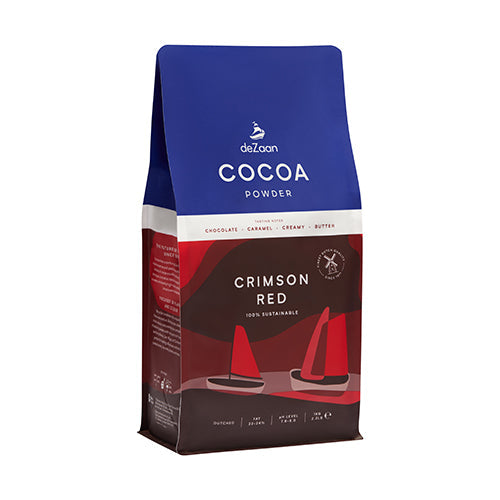 Wholesale Dezaan Crimson Red 22-24% Dutched Cocoa Powder 1kg- Bulk