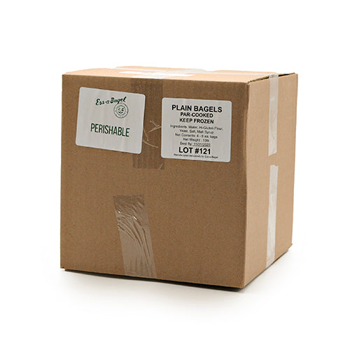 Wholesale Ess-A-Bagel Par Baked Plain Bagel- Bulk