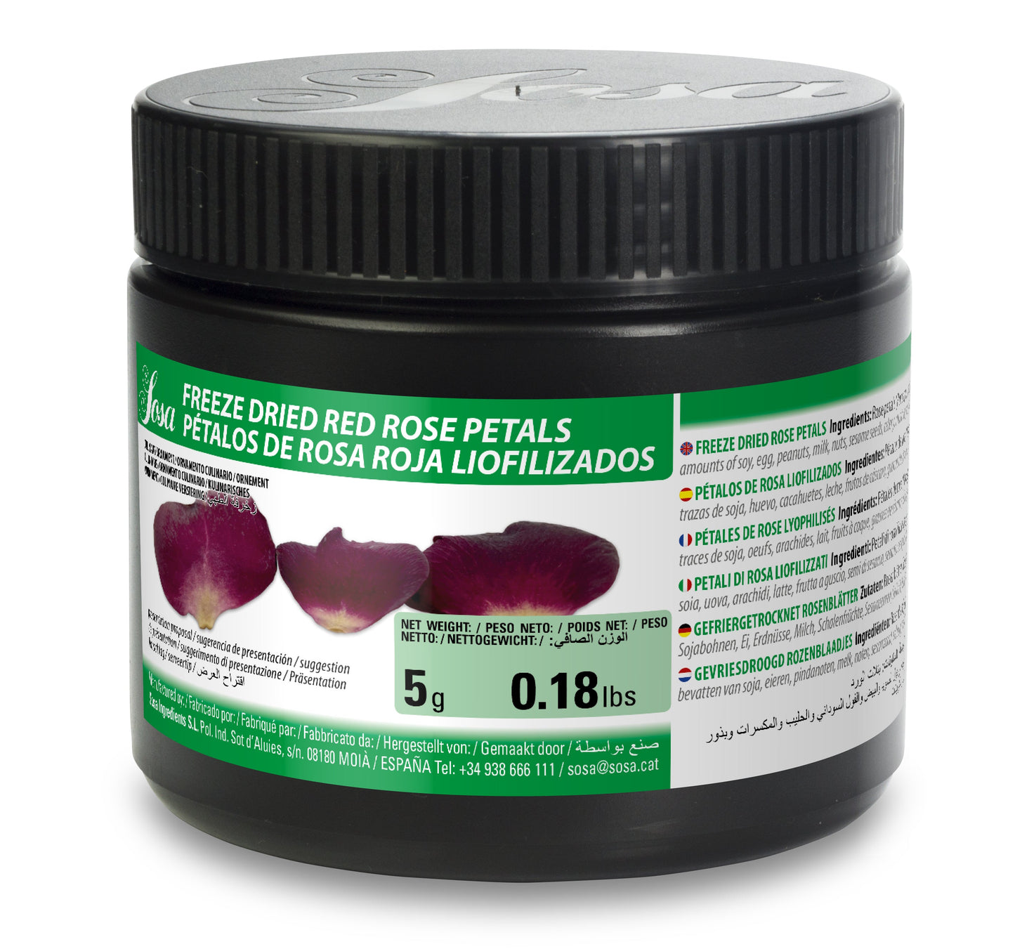 Wholesale Sosa Freeze Dried Red Rose Petals- Bulk