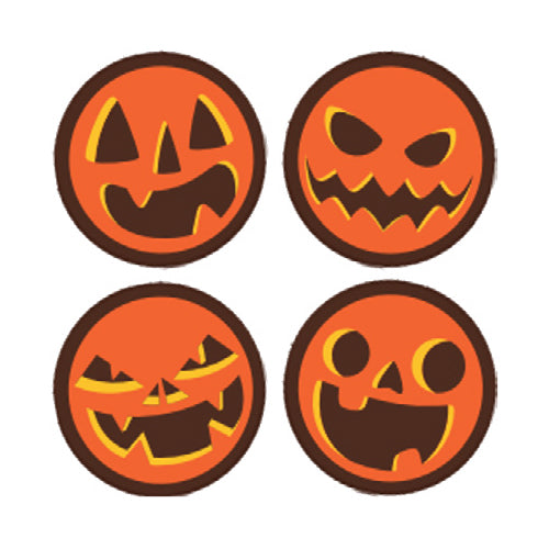 Wholesale Varda Glowing Pumpkin Face Deco- Bulk