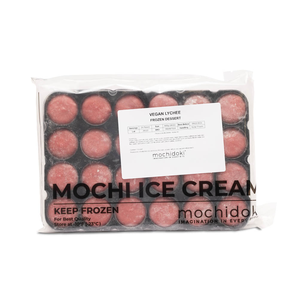 Wholesale Mochidoki Vegan Lychee Dessert- Bulk