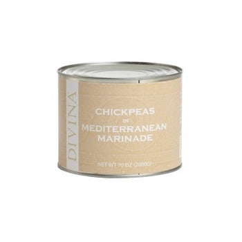 Wholesale Divina Chickpeas in Marinade 4.4lb- Bulk