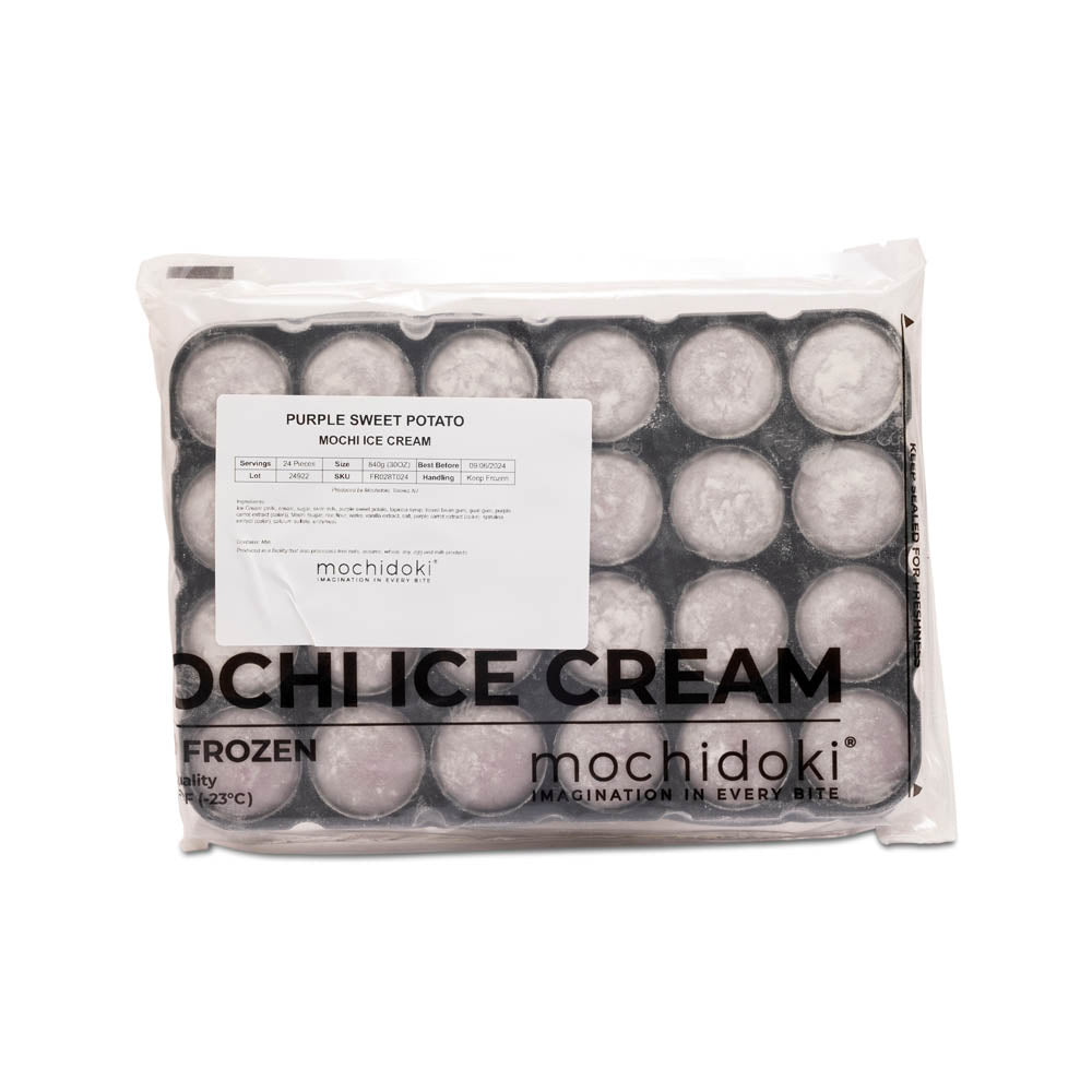 Wholesale Mochidoki Purple Sweet Potato Mochi Ice Cream- Bulk
