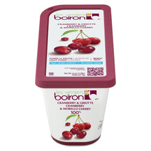 Wholesale Boiron Cranberry Morello Cherry Puree 1kg- Bulk