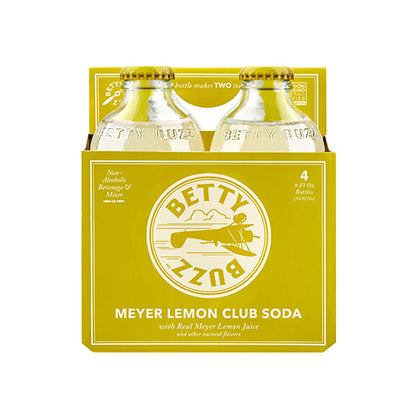 Wholesale Betty Buzz Betty Buzz Meyer Lemon Club Soda 9oz- Bulk