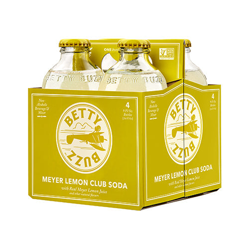 Wholesale Betty Buzz Betty Buzz Meyer Lemon Club Soda 9oz- Bulk