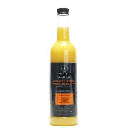Wholesale Twisted Alchemy 100% Cold Pressed Valencia Orange Juice 25.4oz- Bulk